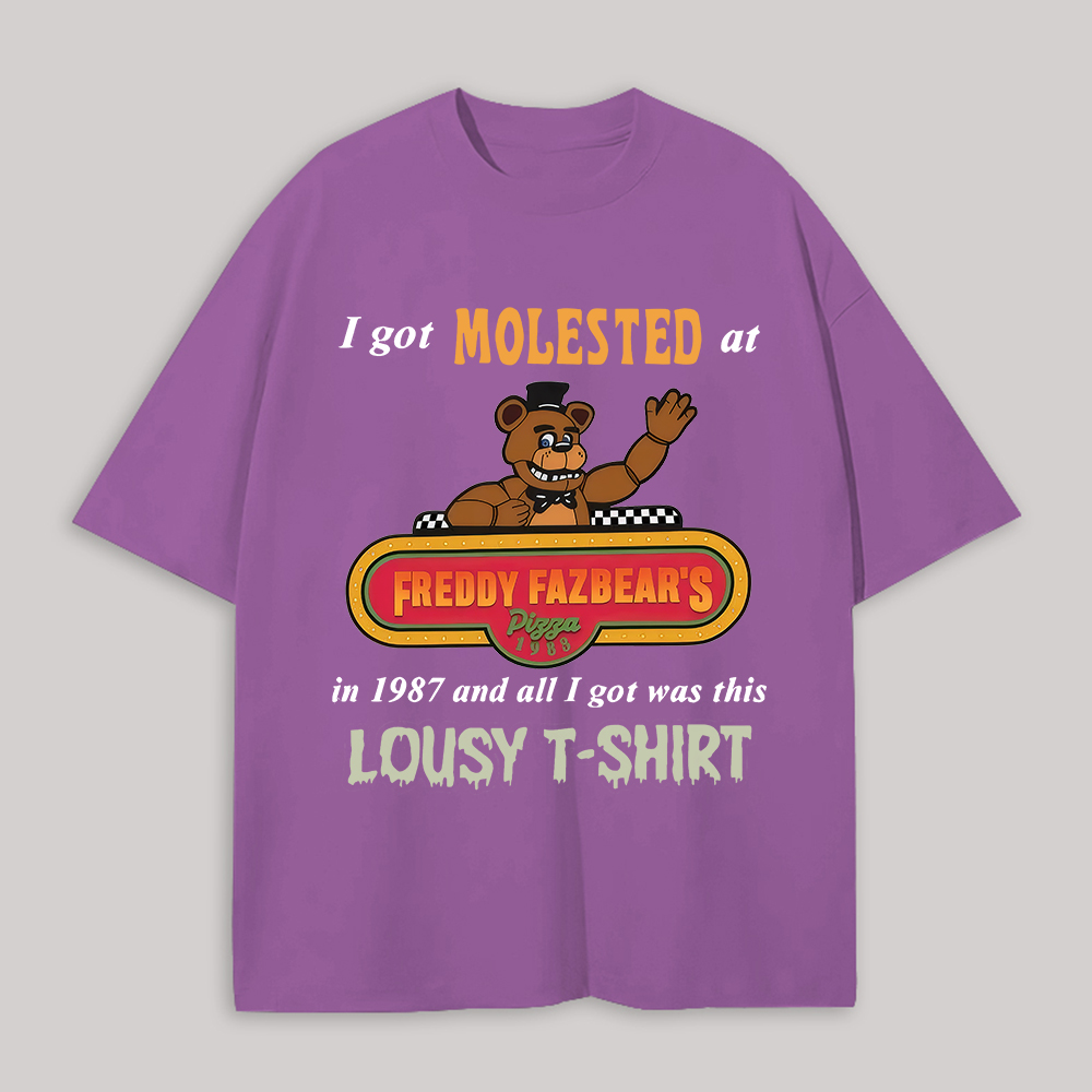 Five Nights at Freddy's Printed Unisex Oversized T-shirt Image - 10