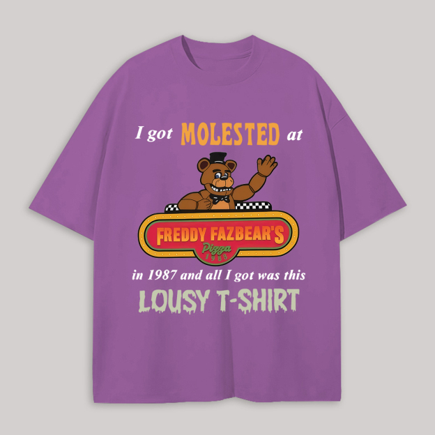 Five Nights at Freddy's Printed Unisex Oversized T-shirt Image - 10