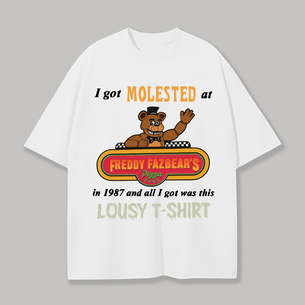 Five Nights at Freddy's Printed Unisex Oversized T-shirt Image - 12