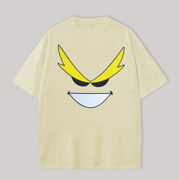 My Hero Academia All Might Printed Oversized Unisex T-shirts Image - 15