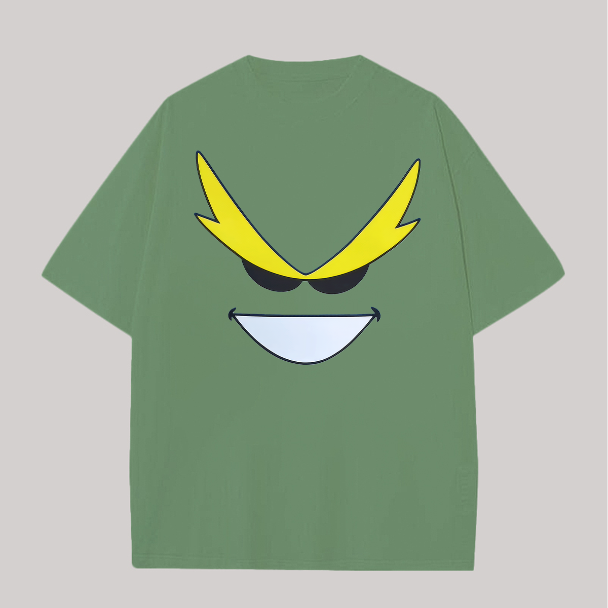 My Hero Academia All Might Printed Oversized Unisex T-shirts Image - 8