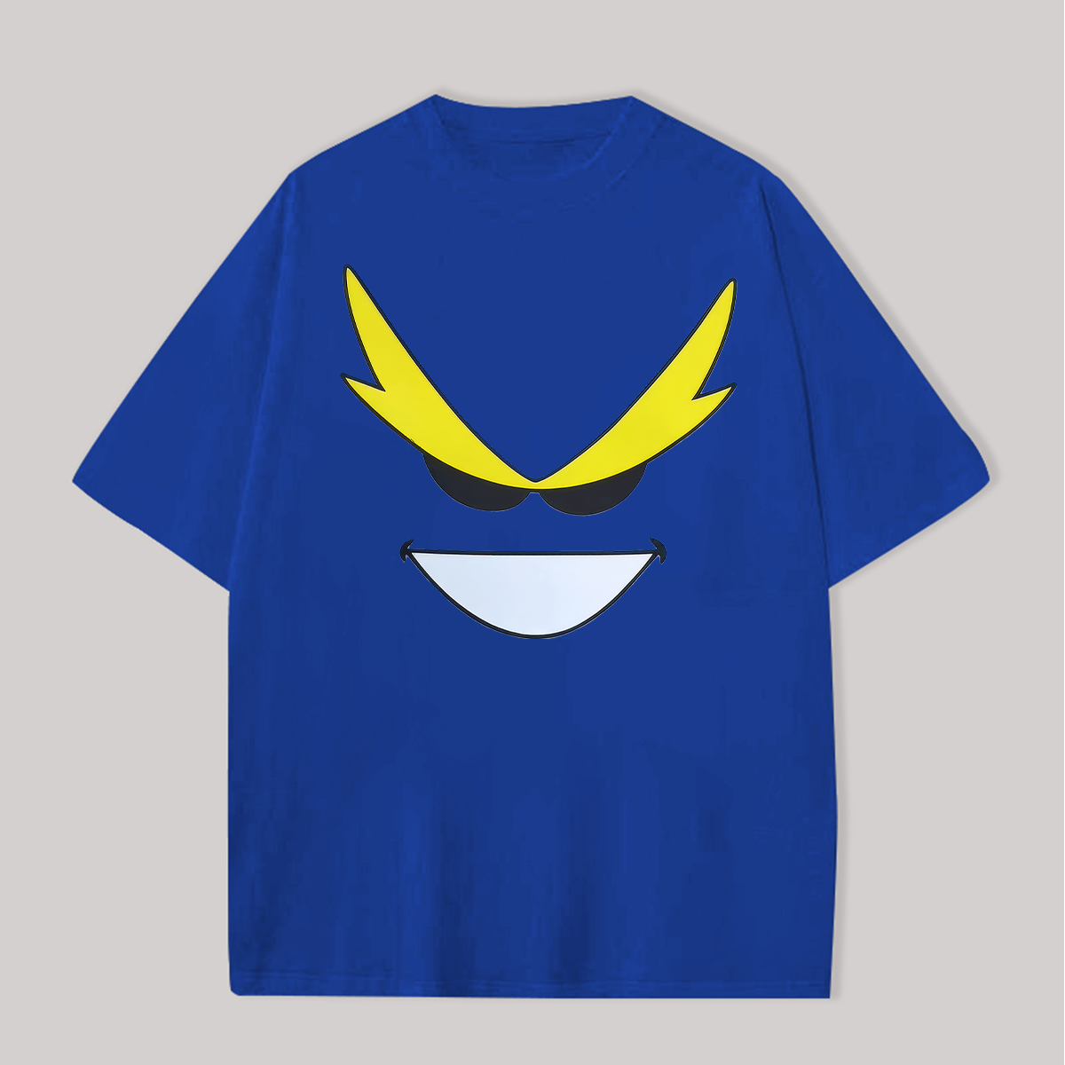 My Hero Academia All Might Printed Oversized Unisex T-shirts Image - 7