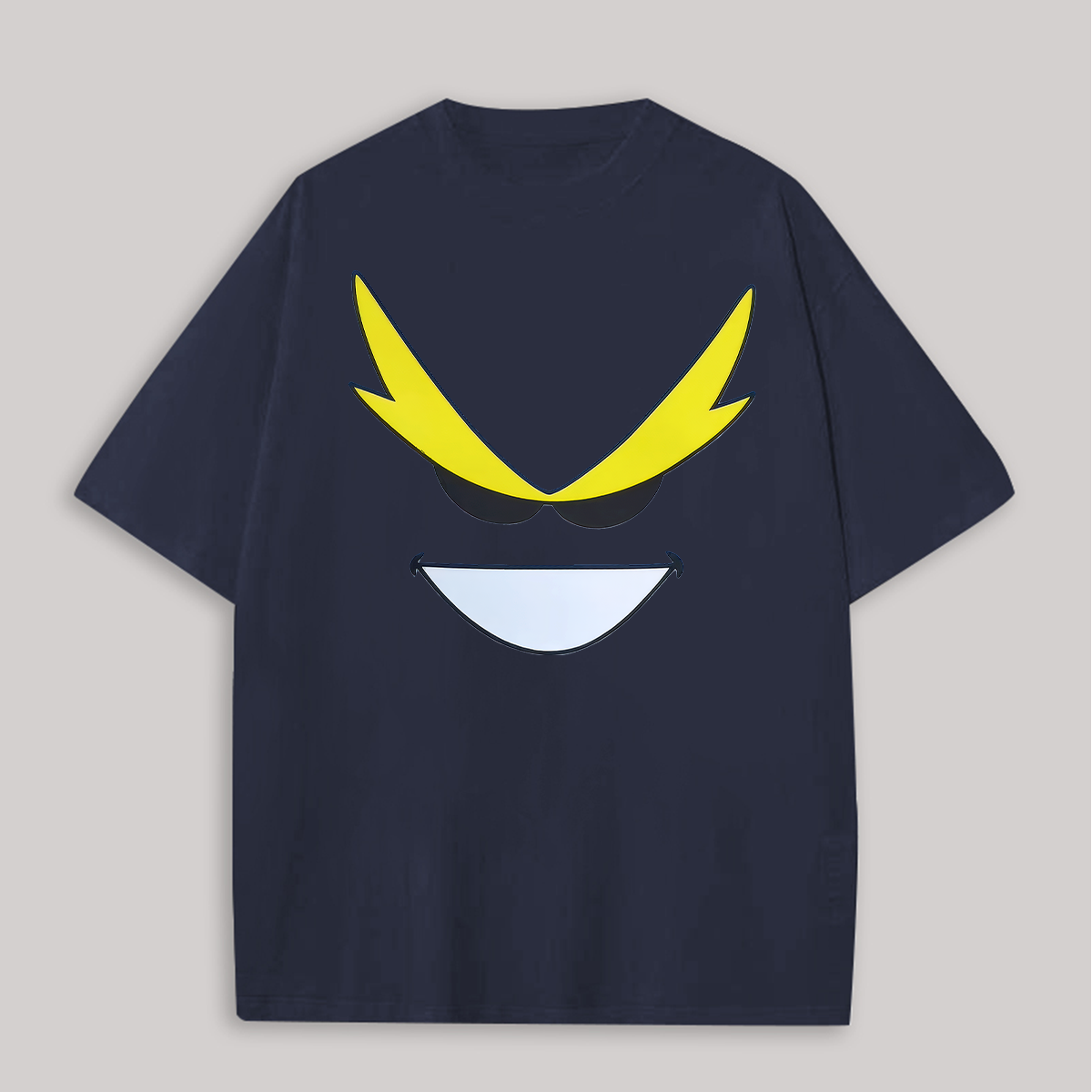My Hero Academia All Might Printed Oversized Unisex T-shirts Image - 4