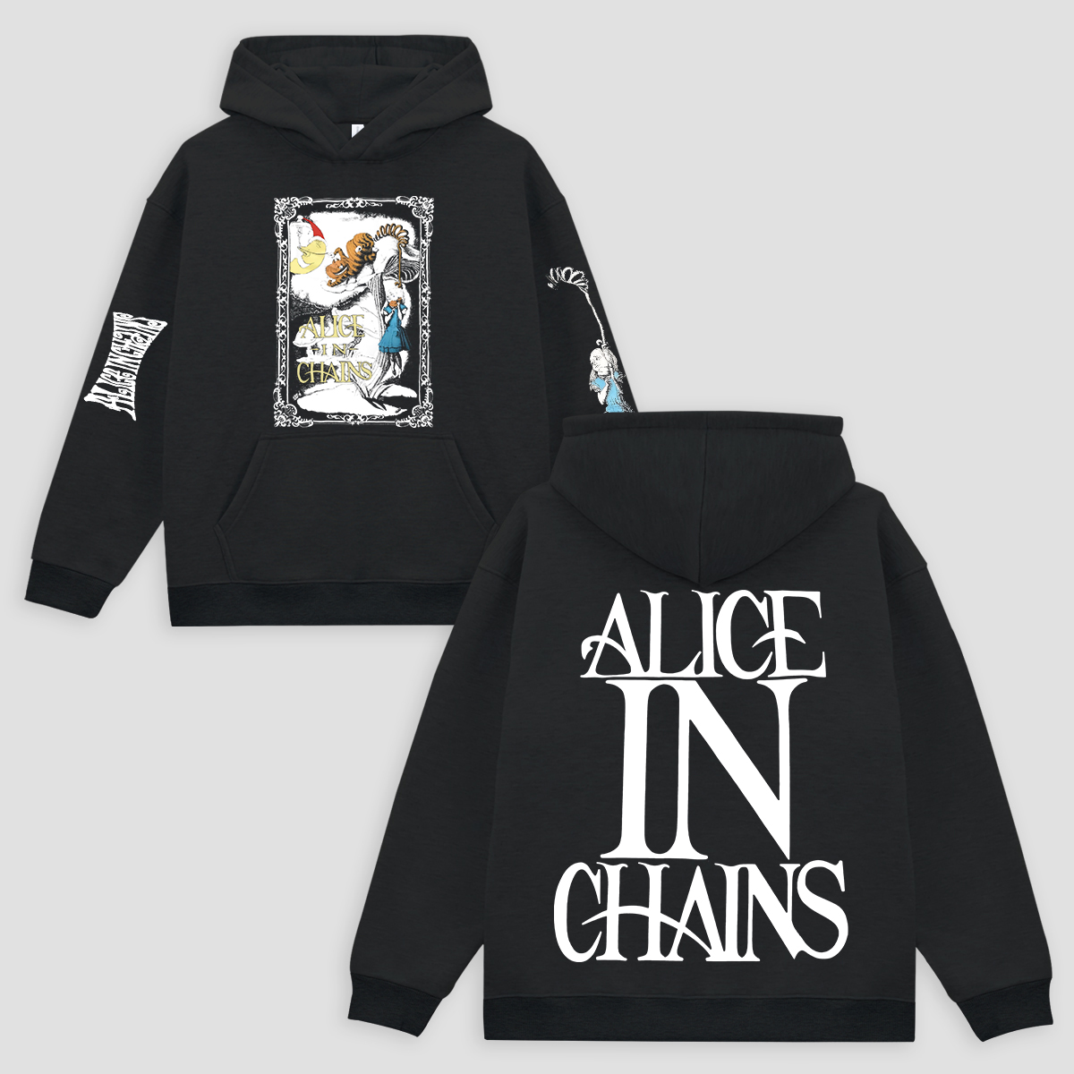 Alice In Chains Printed Fleece-lined Unisex Hoodie Image - 1