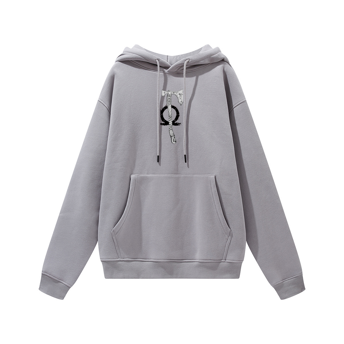 God of War Printed Unisex Heavyweight Hoodie with Drawstring Image - 6