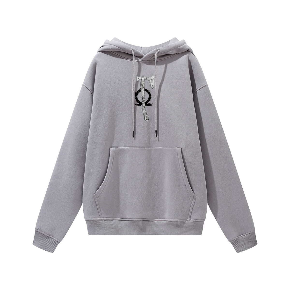 God of War Printed Unisex Heavyweight Hoodie with Drawstring Image - 6