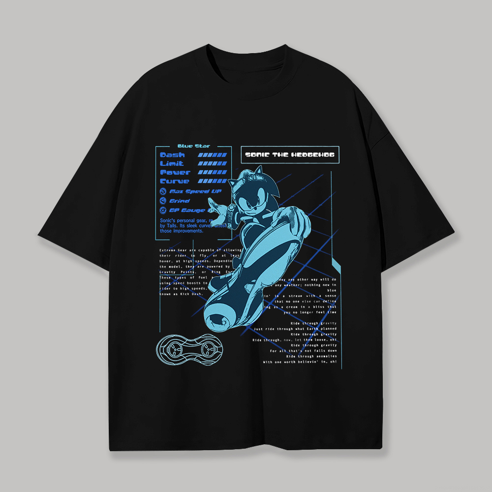 Printed Unisex Oversized T-shirt Image - 1