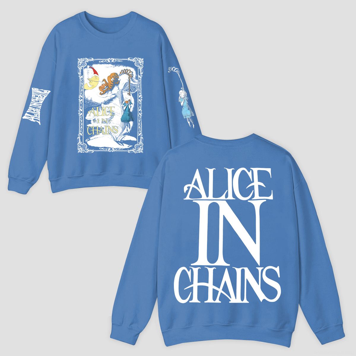 Alice in Chains Printed Fleece-lined Unisex Sweatshirt Image - 3