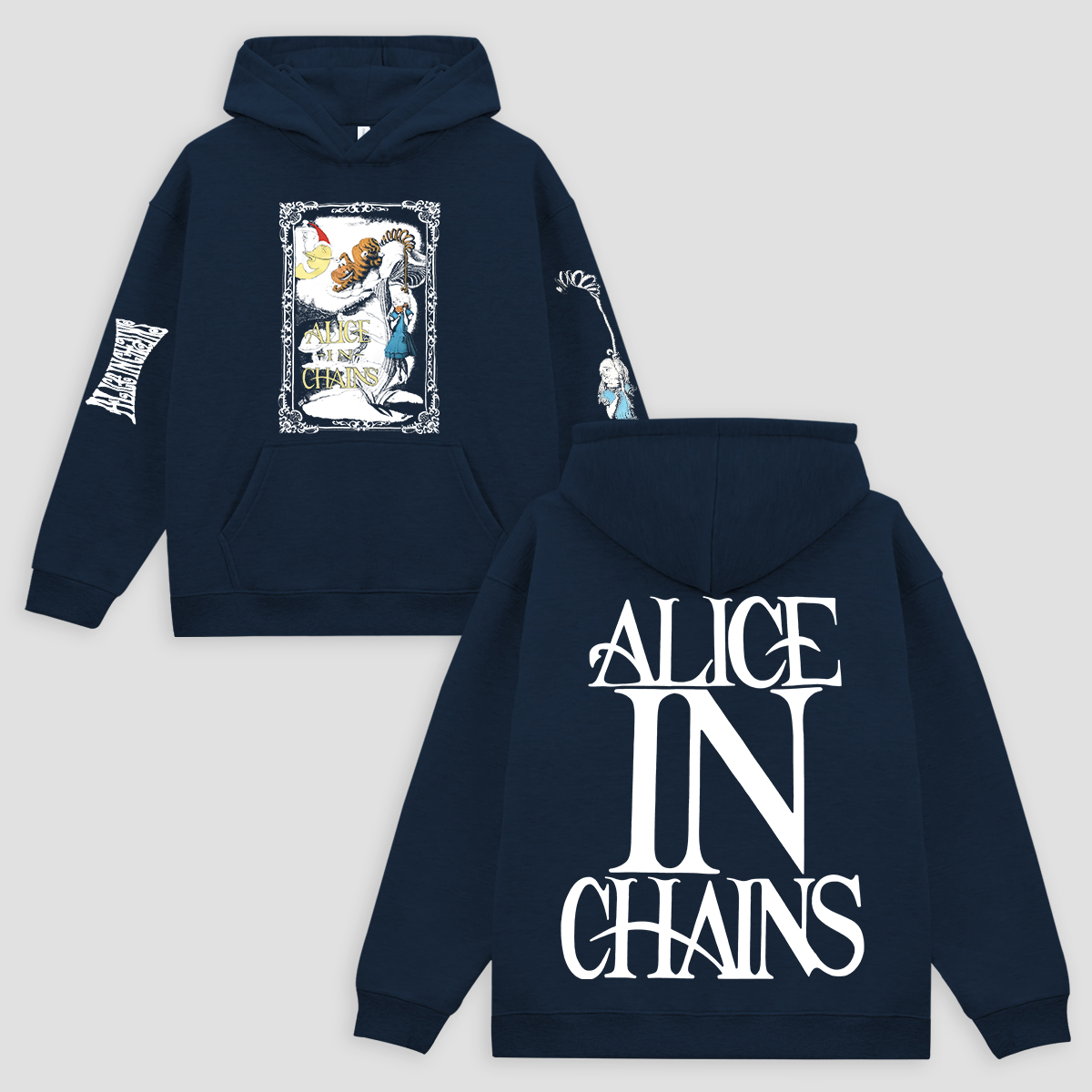 Alice In Chains Printed Fleece-lined Unisex Hoodie Image - 3
