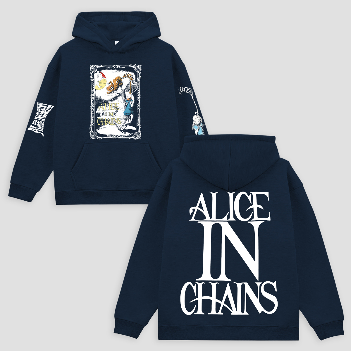 Alice In Chains Printed Fleece-lined Unisex Hoodie Image - 3