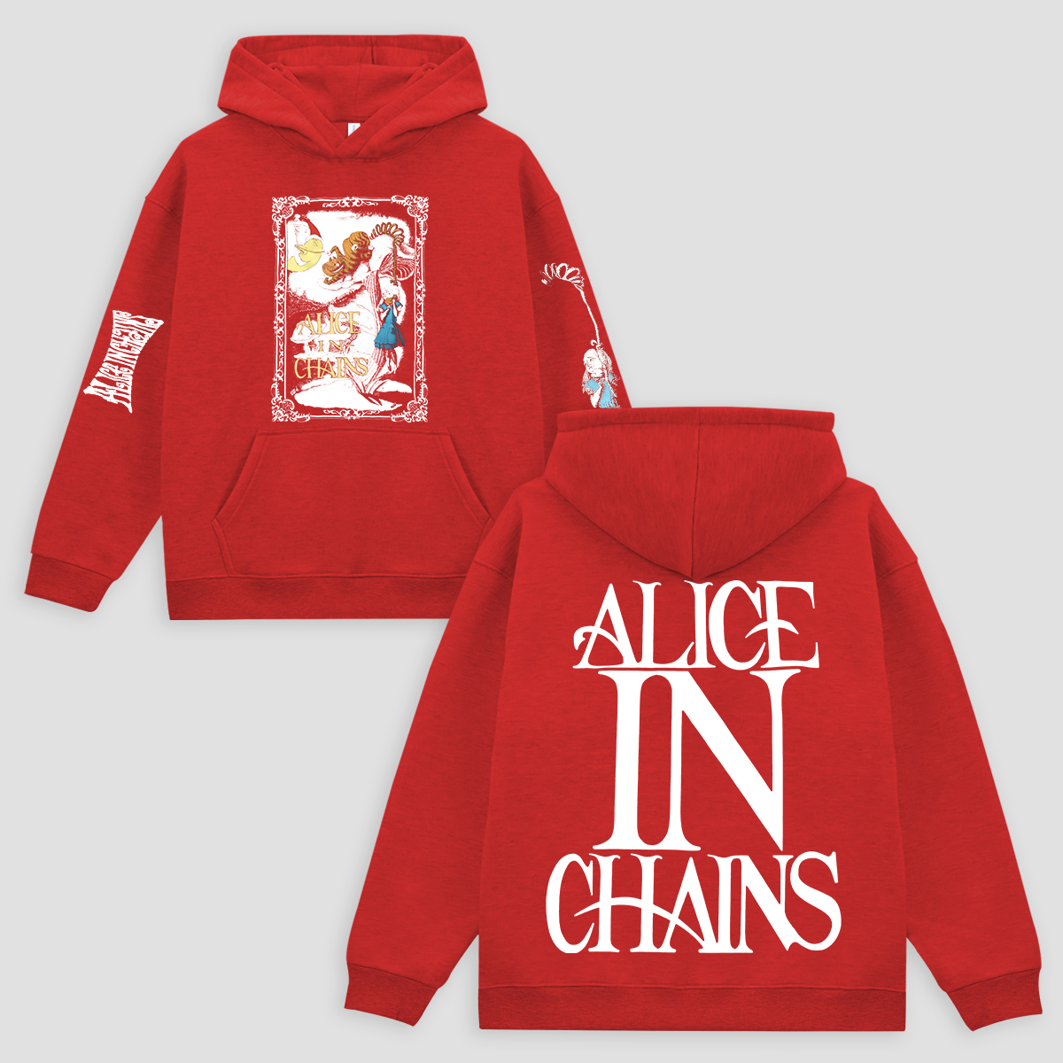 Alice In Chains Printed Fleece-lined Unisex Hoodie Image - 7