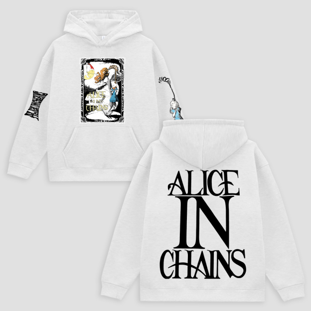 Alice In Chains Printed Fleece-lined Unisex Hoodie Image - 11