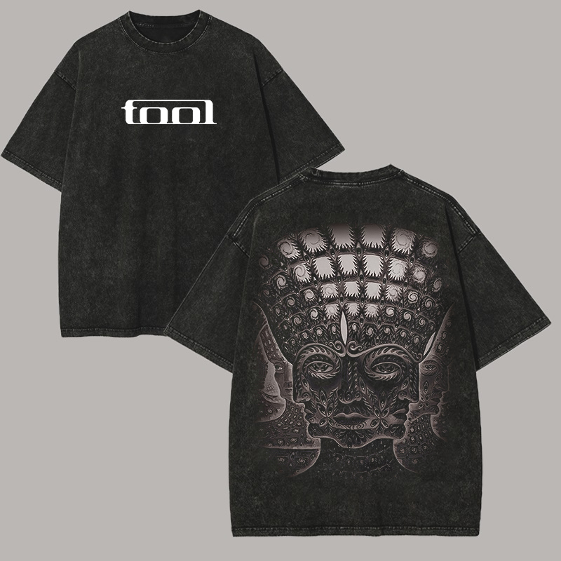 Tool Band Printed Unisex Washed T-Shirt Image - 1