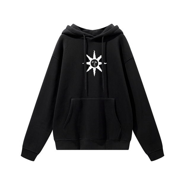 Dark Souls Solaire of Astora Printed Unisex Heavyweight Hoodie with Drawstring Image - 4