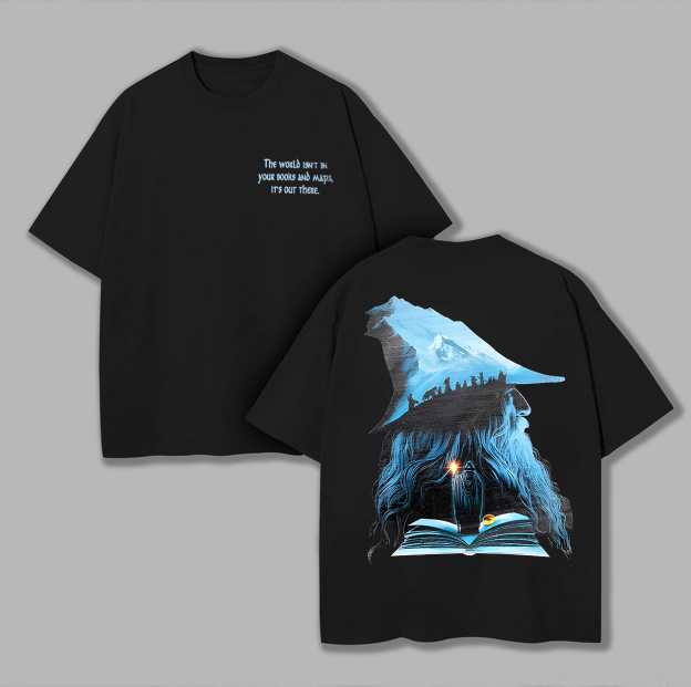 LOTR Gandalf Printed Unisex Oversized T-shirt