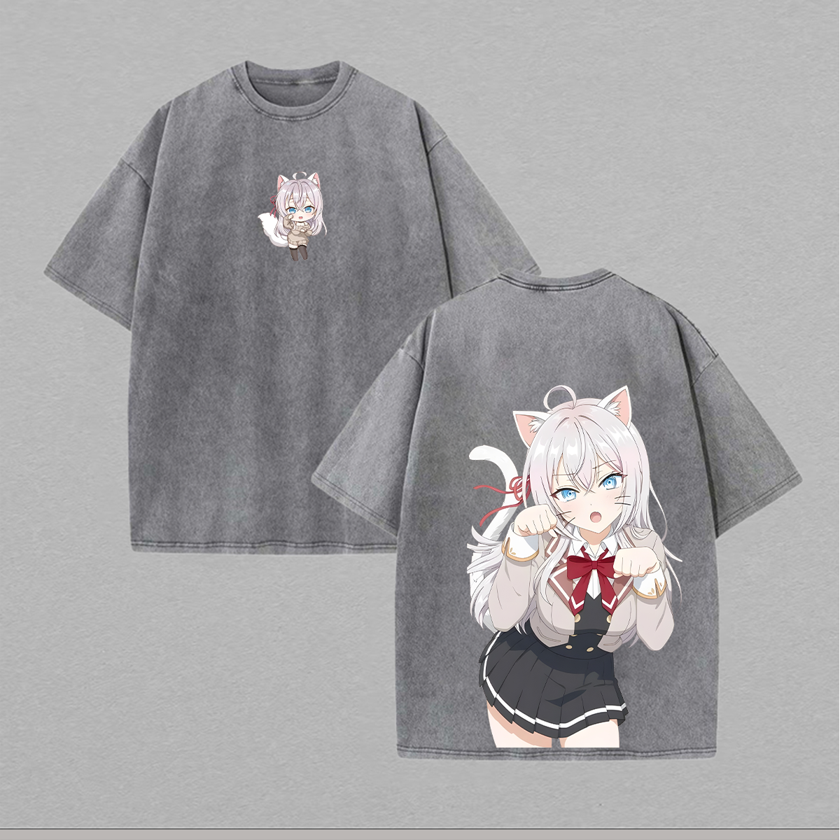 Alya Sometimes Hides Her Feelings in Russian Printed Unisex Washed T-Shirt Image - 1