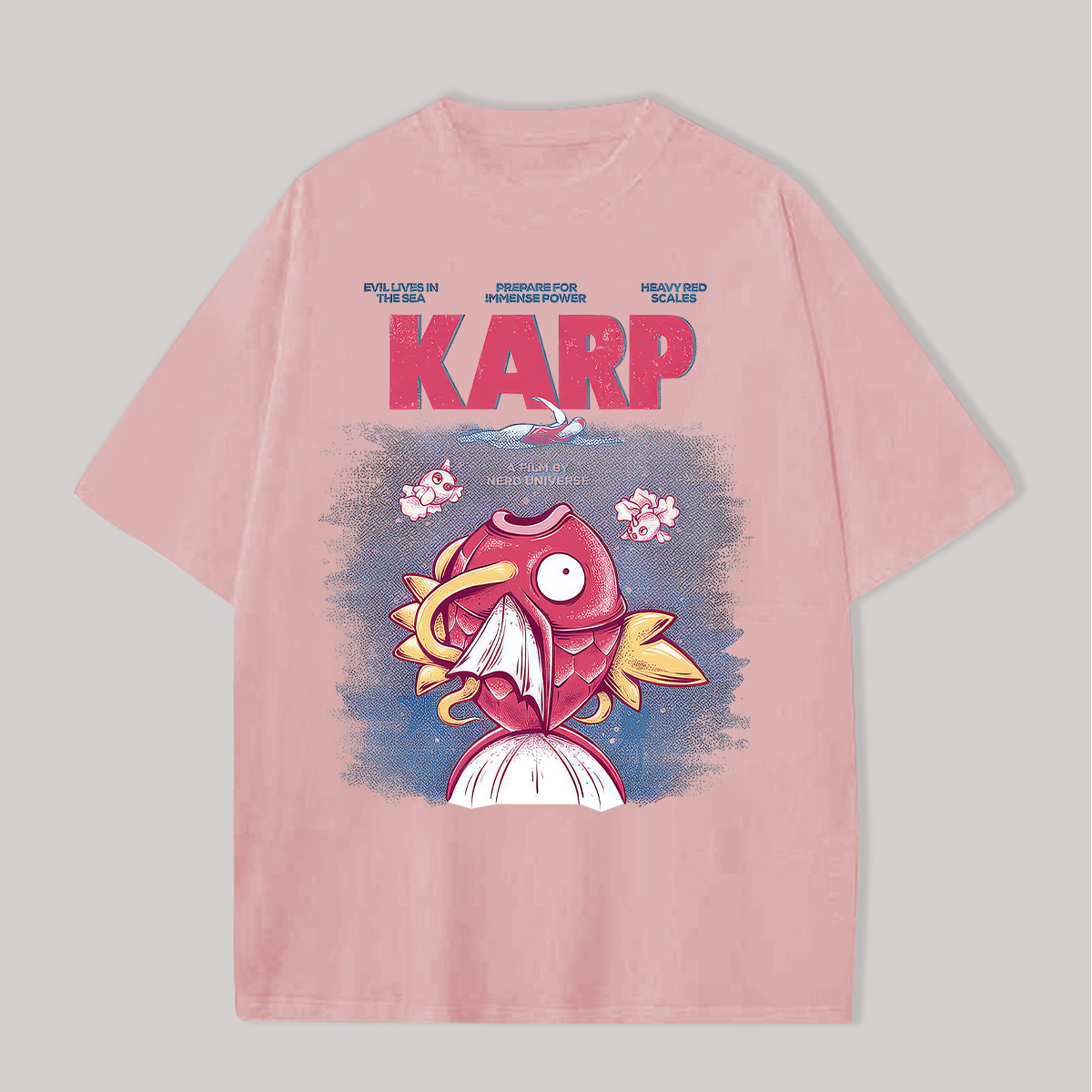 Pokémon Magikarp Printed Oversized Unisex T-shirts Image - 14