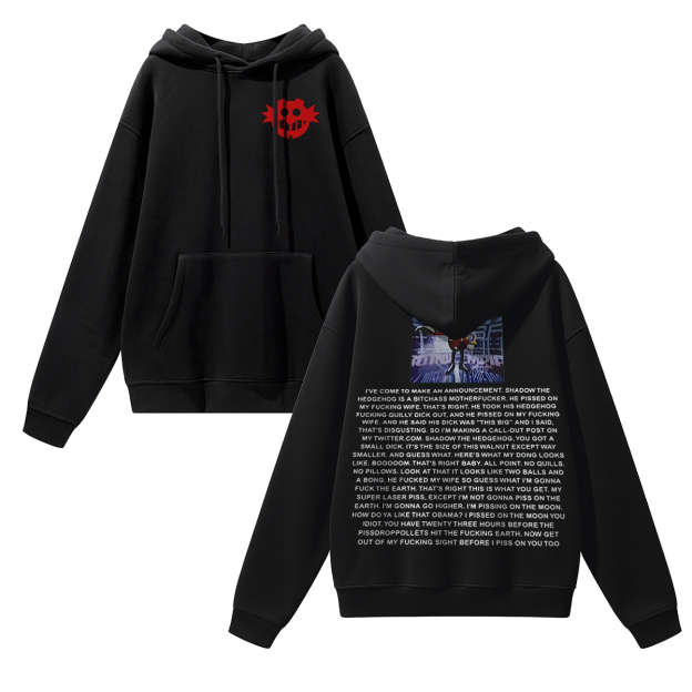  Dr. Eggman Printed Women's Heavyweight Hoodie with Drawstring Image - 1
