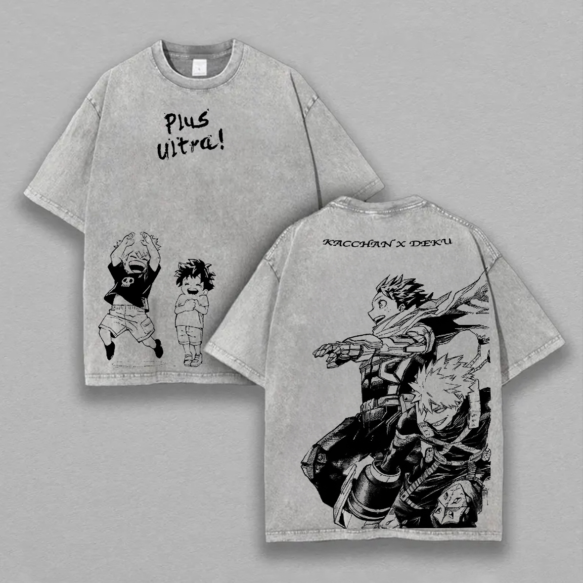 My Hero Academia Printed Unisex Washed T-Shirt Image - 1