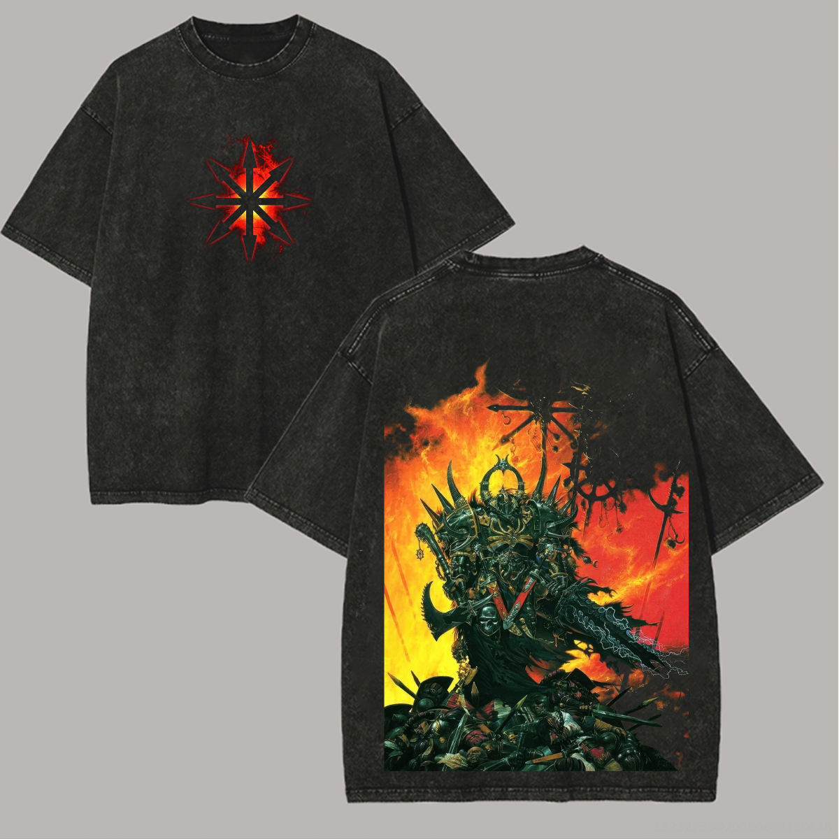 40K Engra Deathsword Printed Unisex Washed T-Shirt