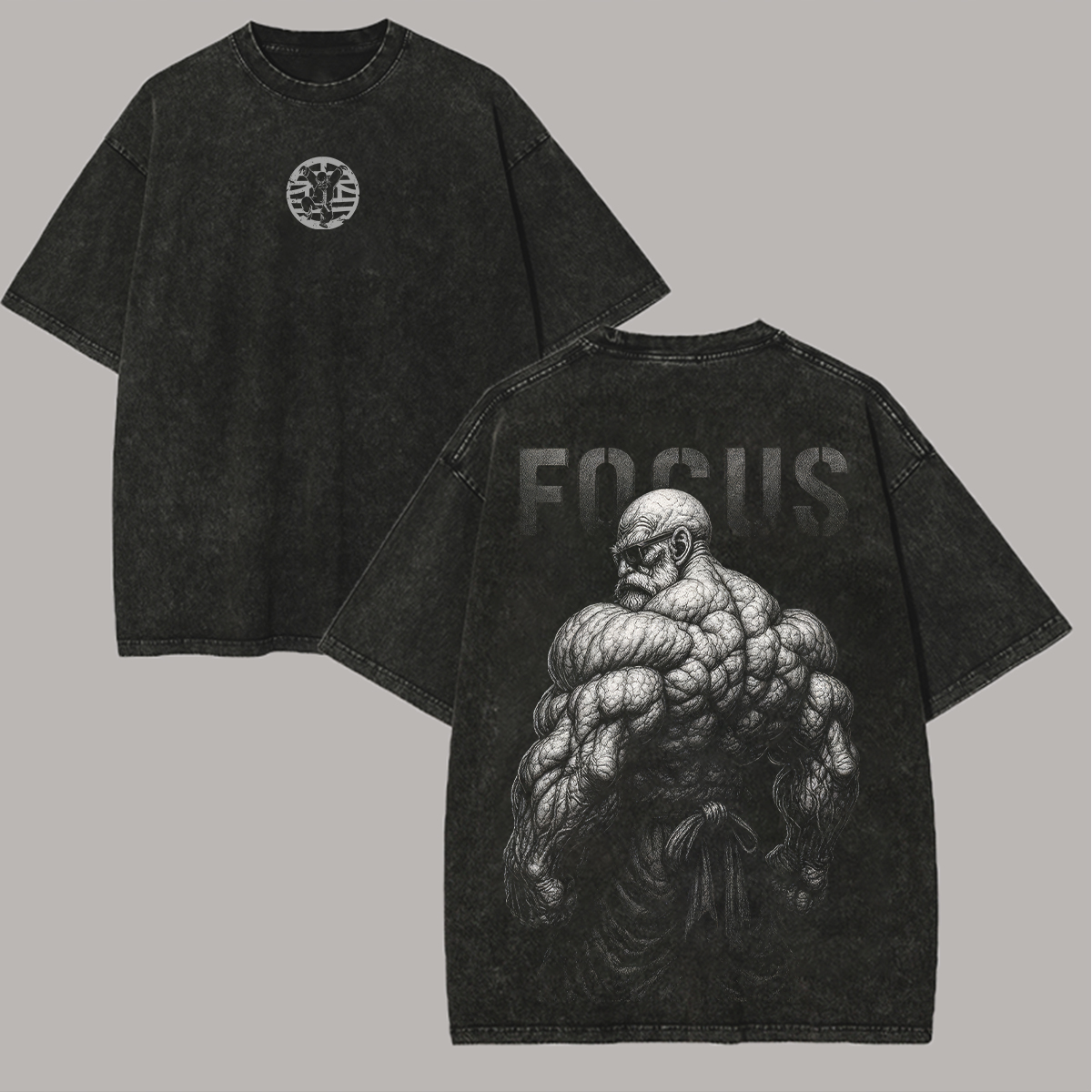 Master Roshi Dragon Ball Printed Unisex Washed T-Shirt