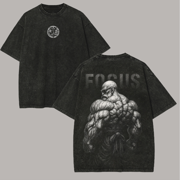 Master Roshi Dragon Ball Printed Unisex Washed T-Shirt