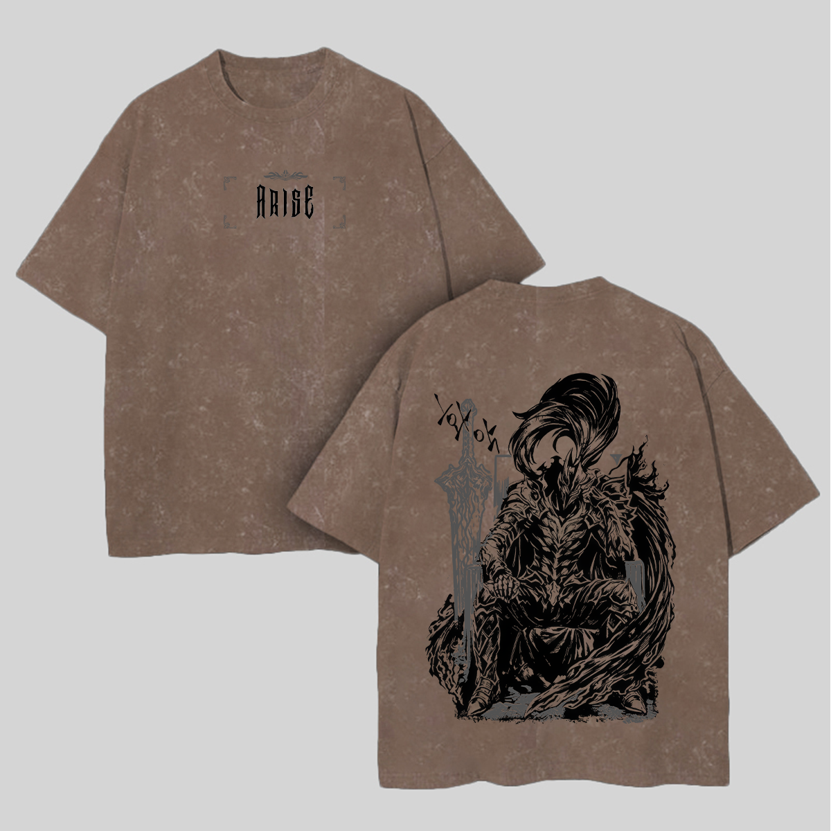 Solo Leveling Igris Printed Unisex Washed T-Shirt