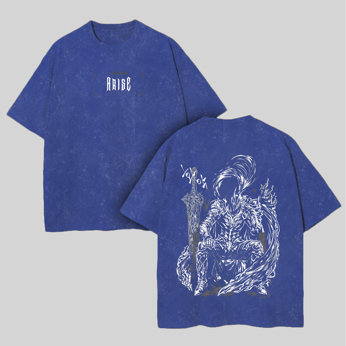 Solo Leveling Igris Printed Unisex Washed T-Shirt