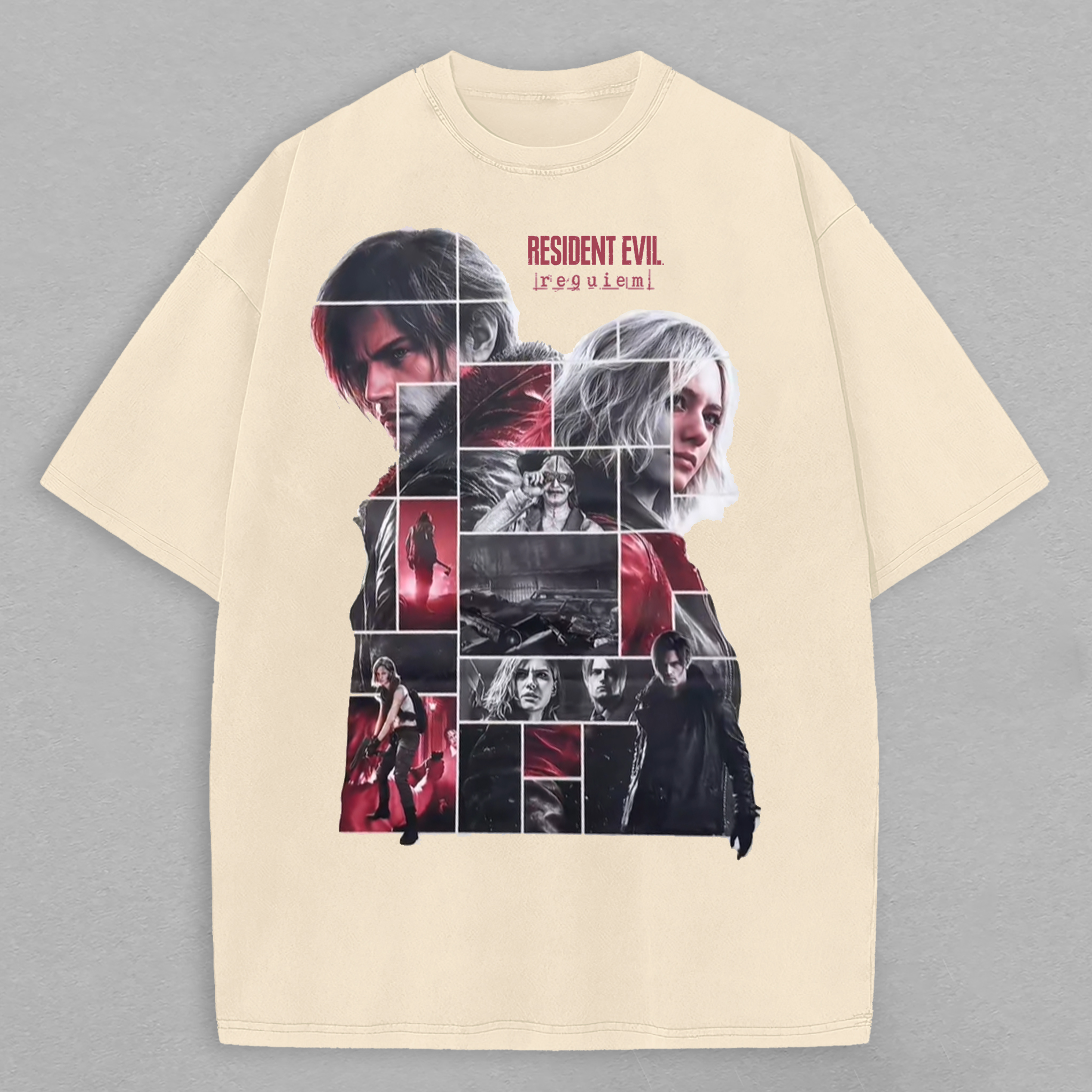 Resident Evil: Requiem Printed Oversized Unisex T-shirt Image - 1