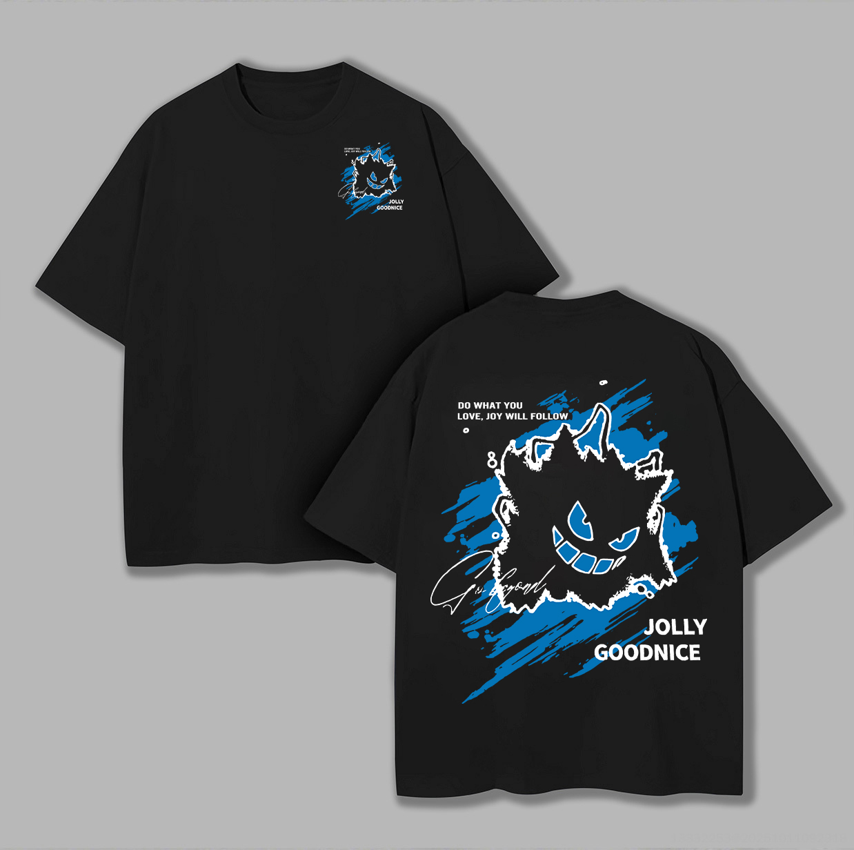  Gengar Printed Unisex Oversized T-shirt Image - 1