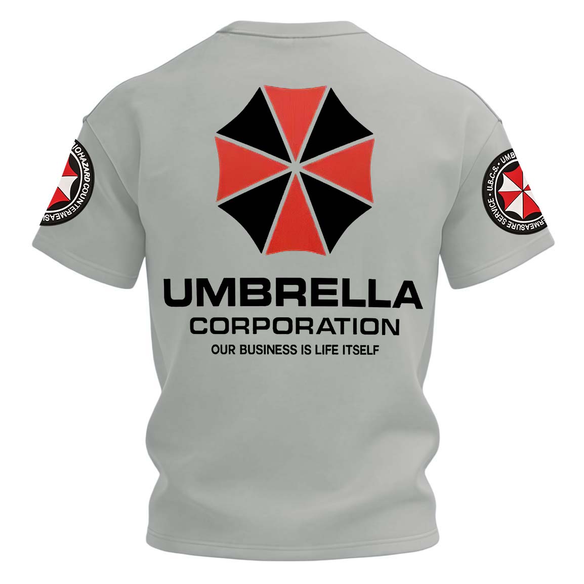 Resident Evil Umbrella Corporation Printed Unisex Oversized T-shirt Image - 9