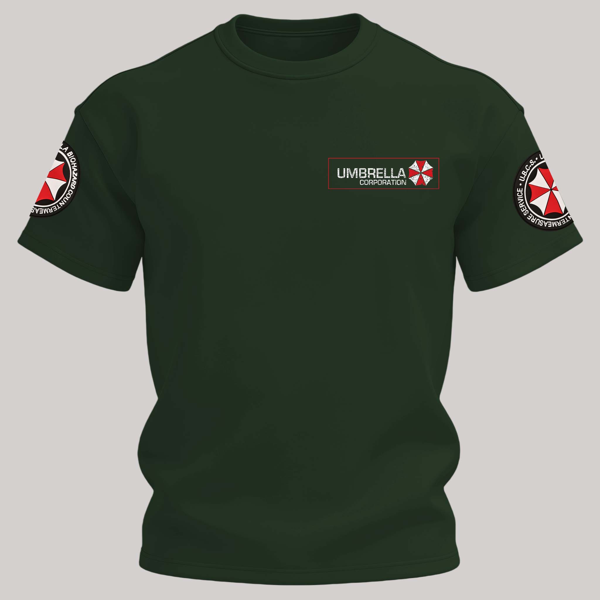 Resident Evil Umbrella Corporation Printed Unisex Oversized T-shirt Image - 14