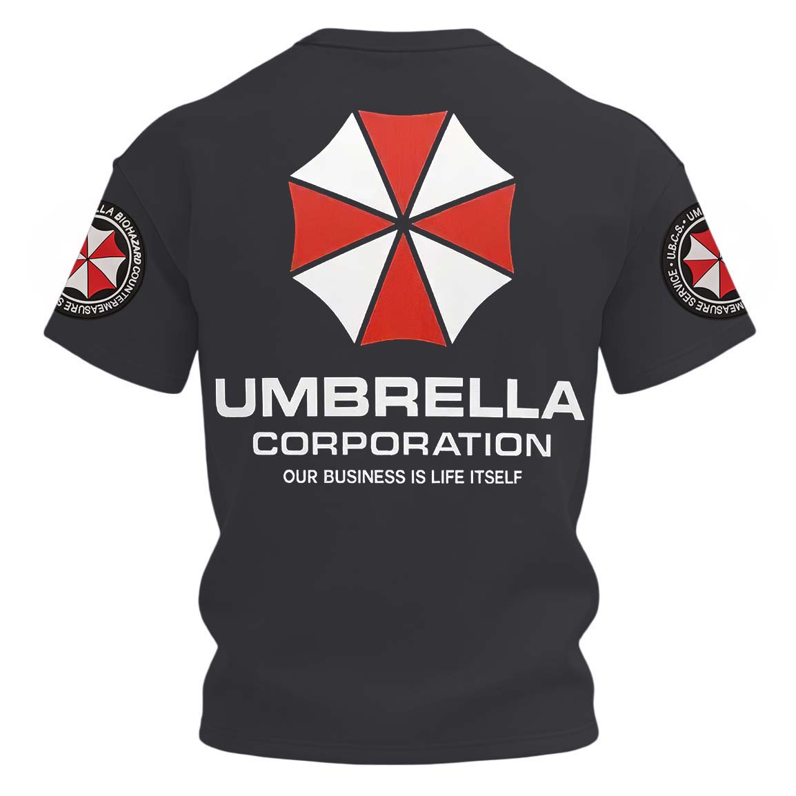Resident Evil Umbrella Corporation Printed Unisex Oversized T-shirt Image - 13