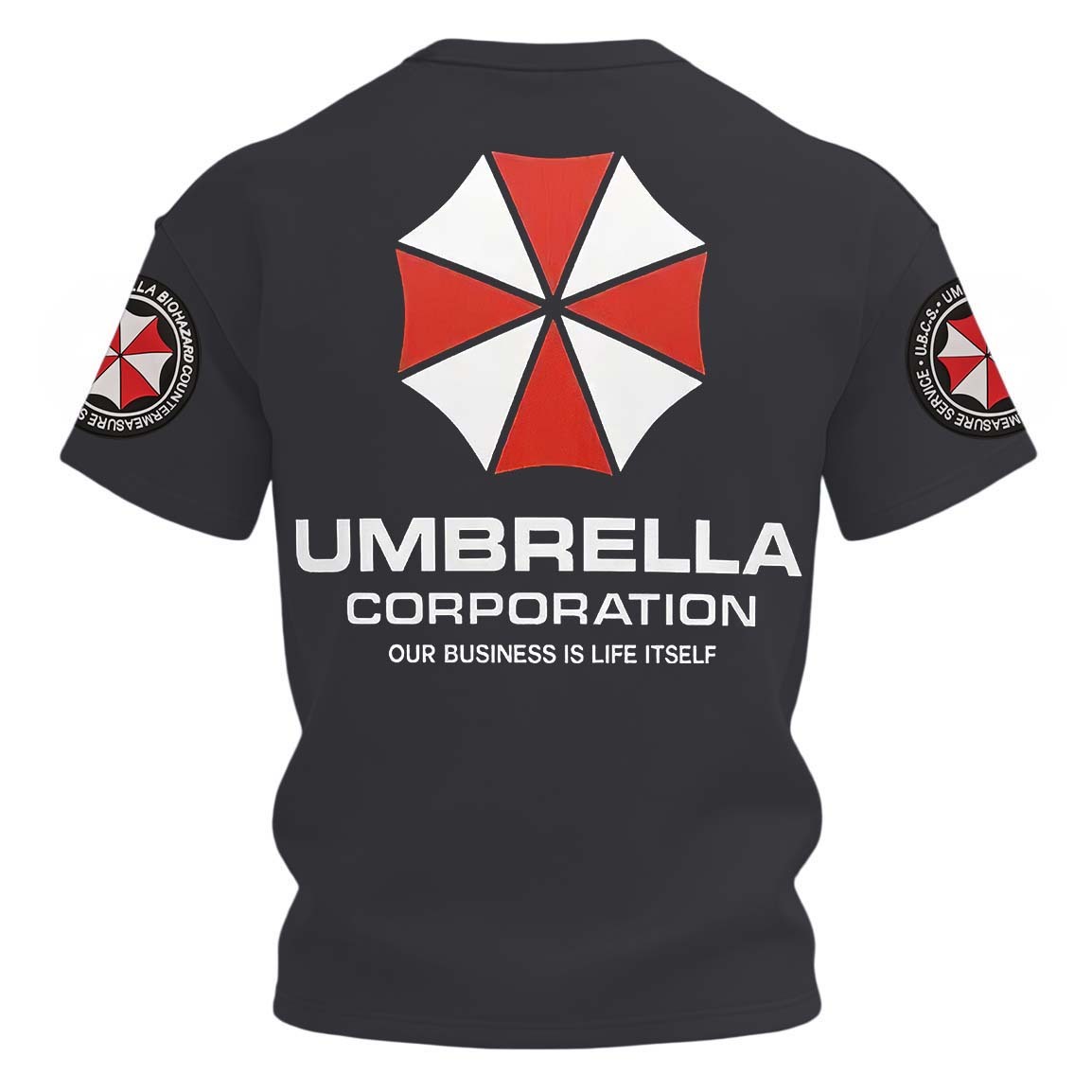 Resident Evil Umbrella Corporation Printed Unisex Oversized T-shirt Image - 13