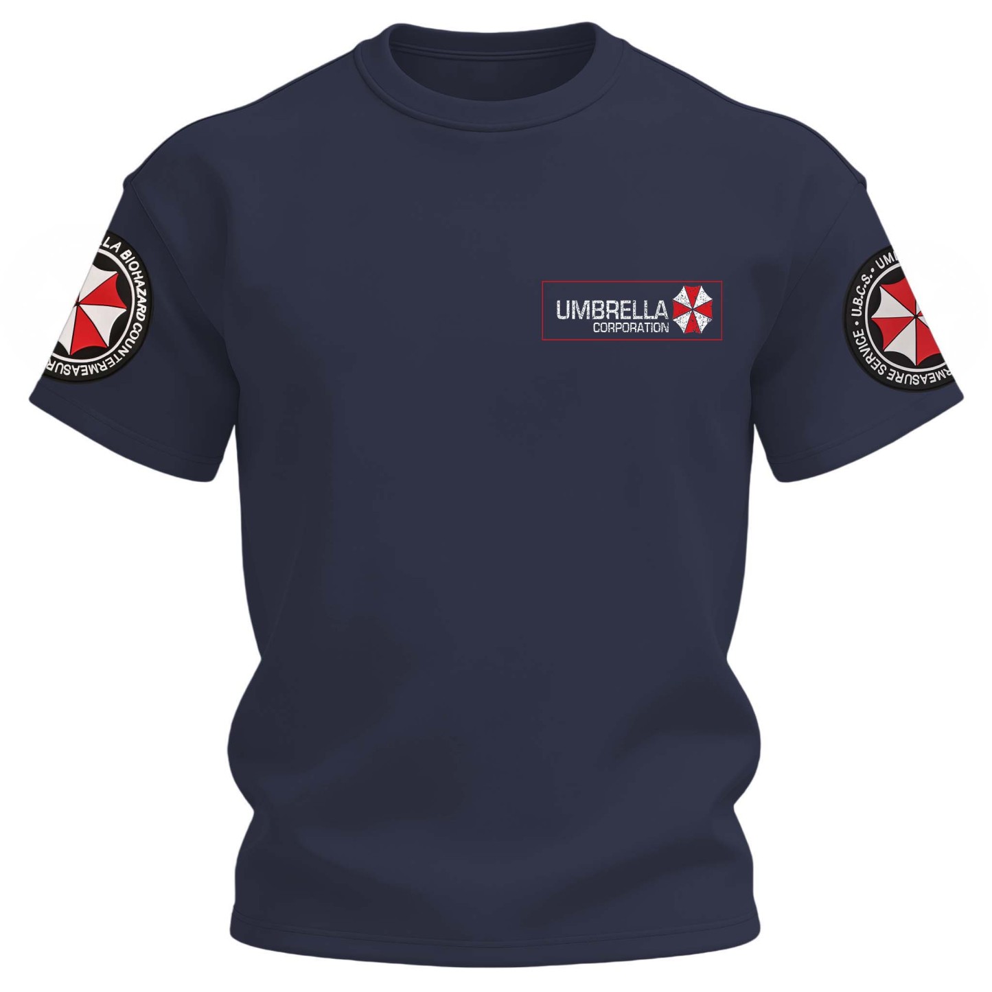 Resident Evil Umbrella Corporation Printed Unisex Oversized T-shirt Image - 17