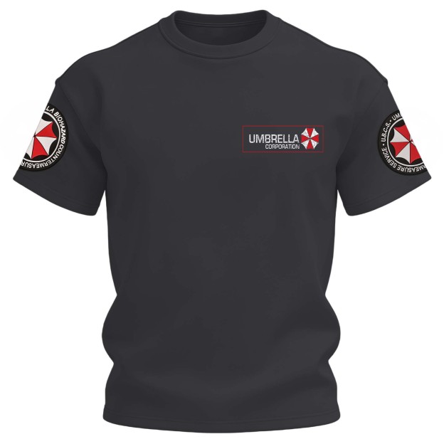Resident Evil Umbrella Corporation Printed Unisex Oversized T-shirt Image - 12