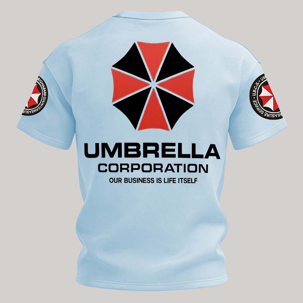Resident Evil Umbrella Corporation Printed Unisex Oversized T-shirt Image - 18