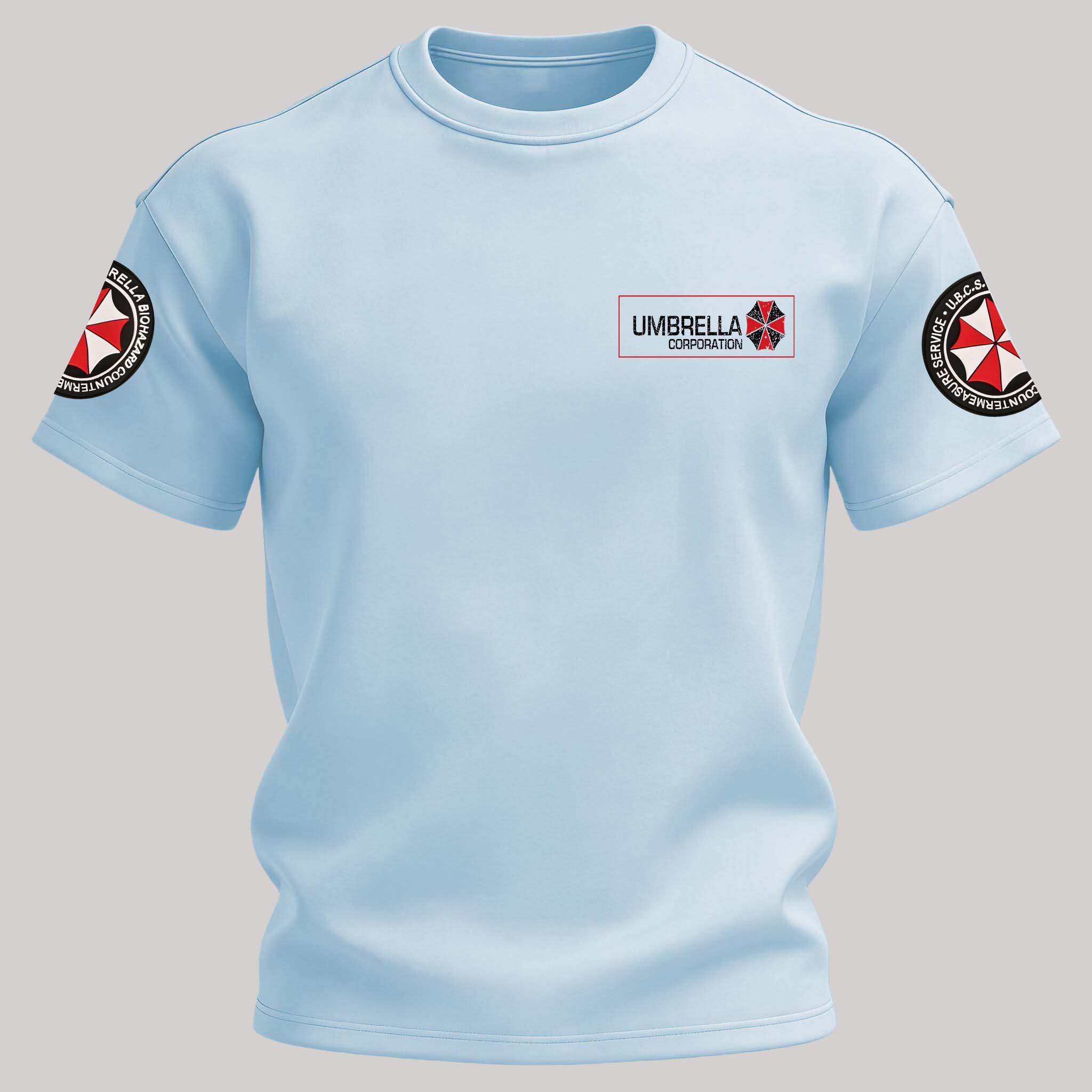 Resident Evil Umbrella Corporation Printed Unisex Oversized T-shirt Image - 19
