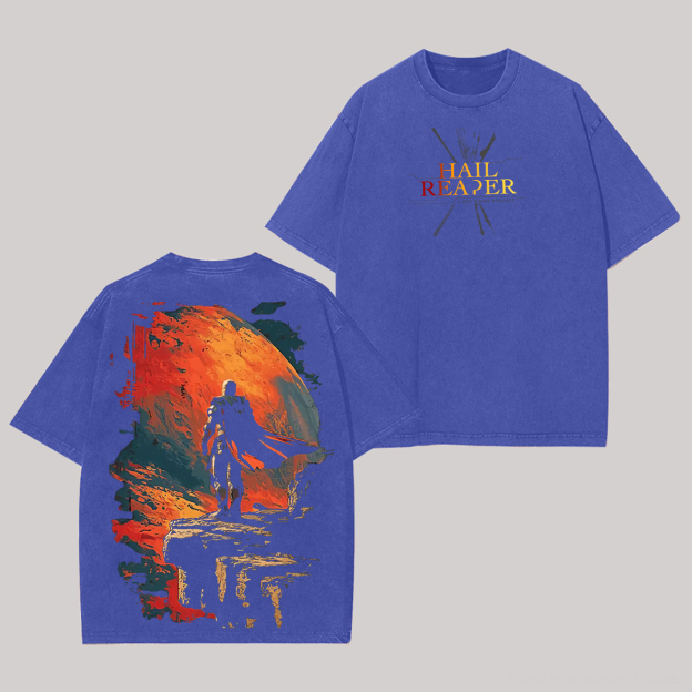 Red Rising Printed Unisex Washed T-Shirt