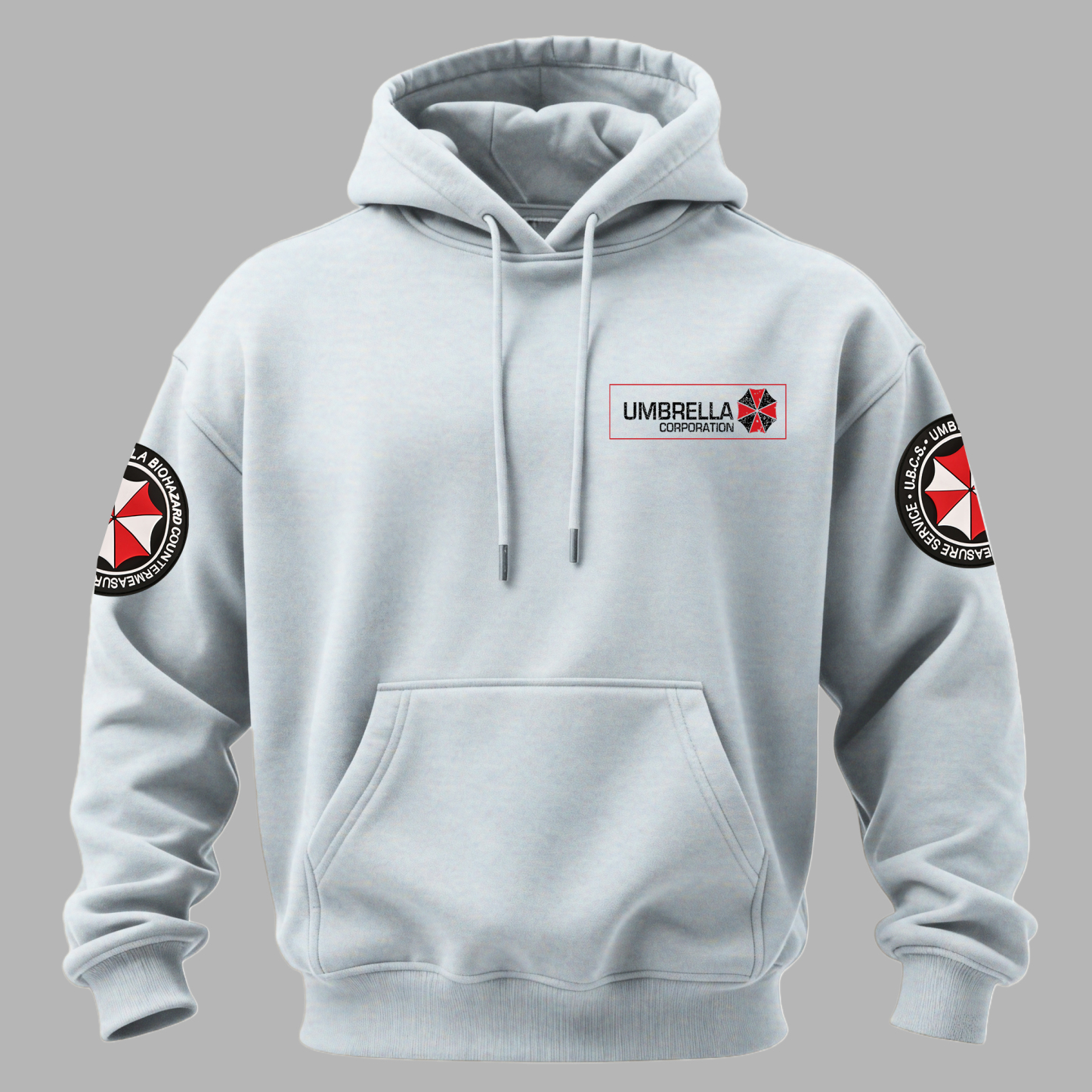 Resident Evil Umbrella Corporation Printed Fleece-lined Unisex Hoodie Image - 6