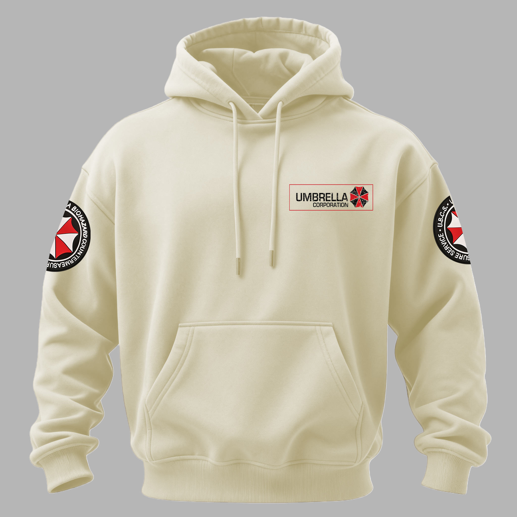 Resident Evil Umbrella Corporation Printed Fleece-lined Unisex Hoodie Image - 9