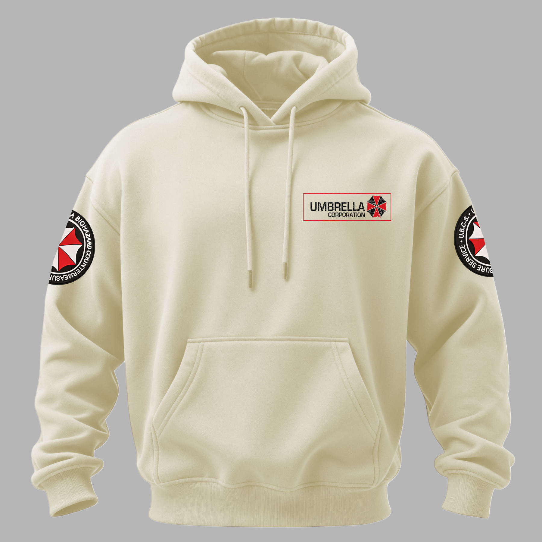 Resident Evil Umbrella Corporation Printed Fleece-lined Unisex Hoodie Image - 9