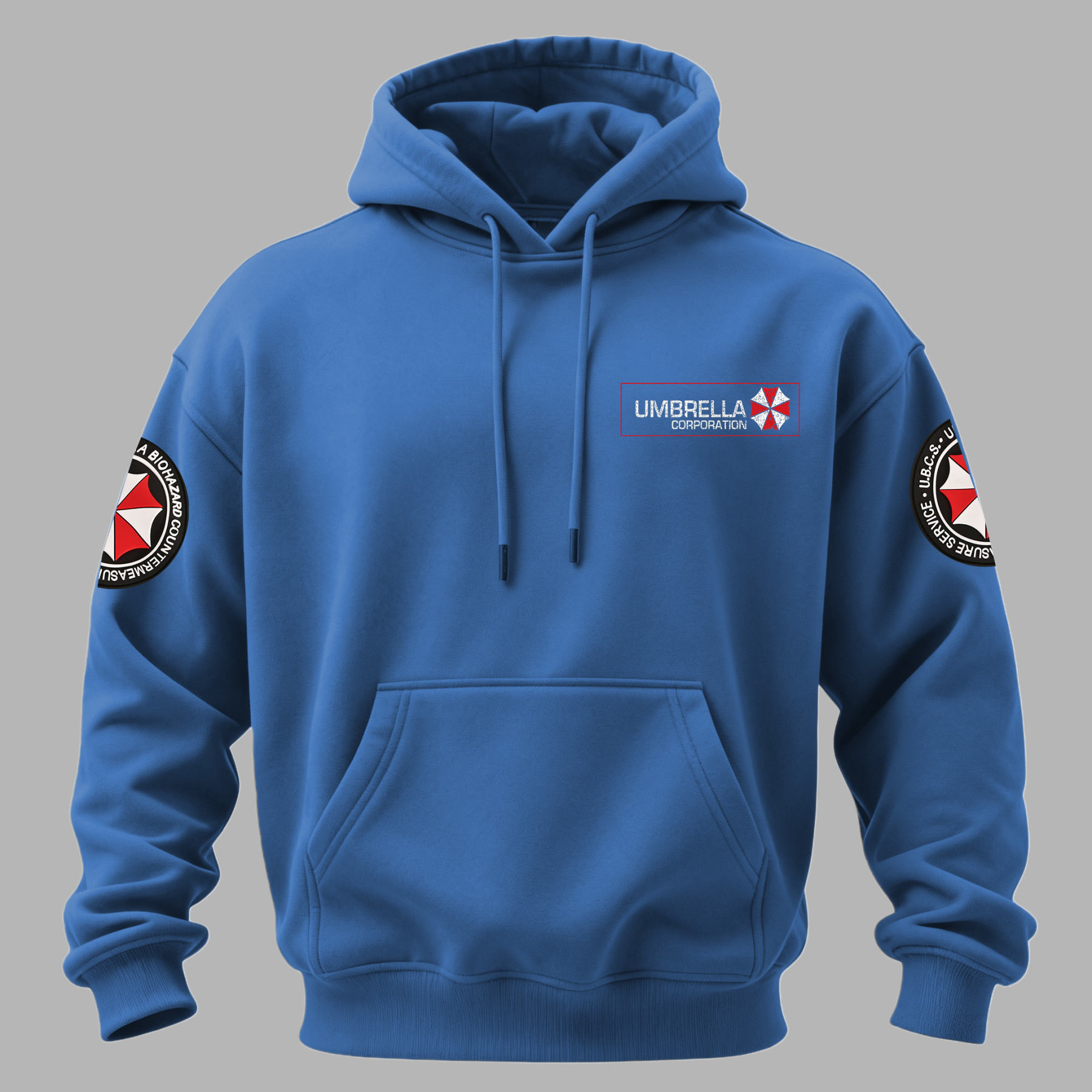 Resident Evil Umbrella Corporation Printed Fleece-lined Unisex Hoodie Image - 13