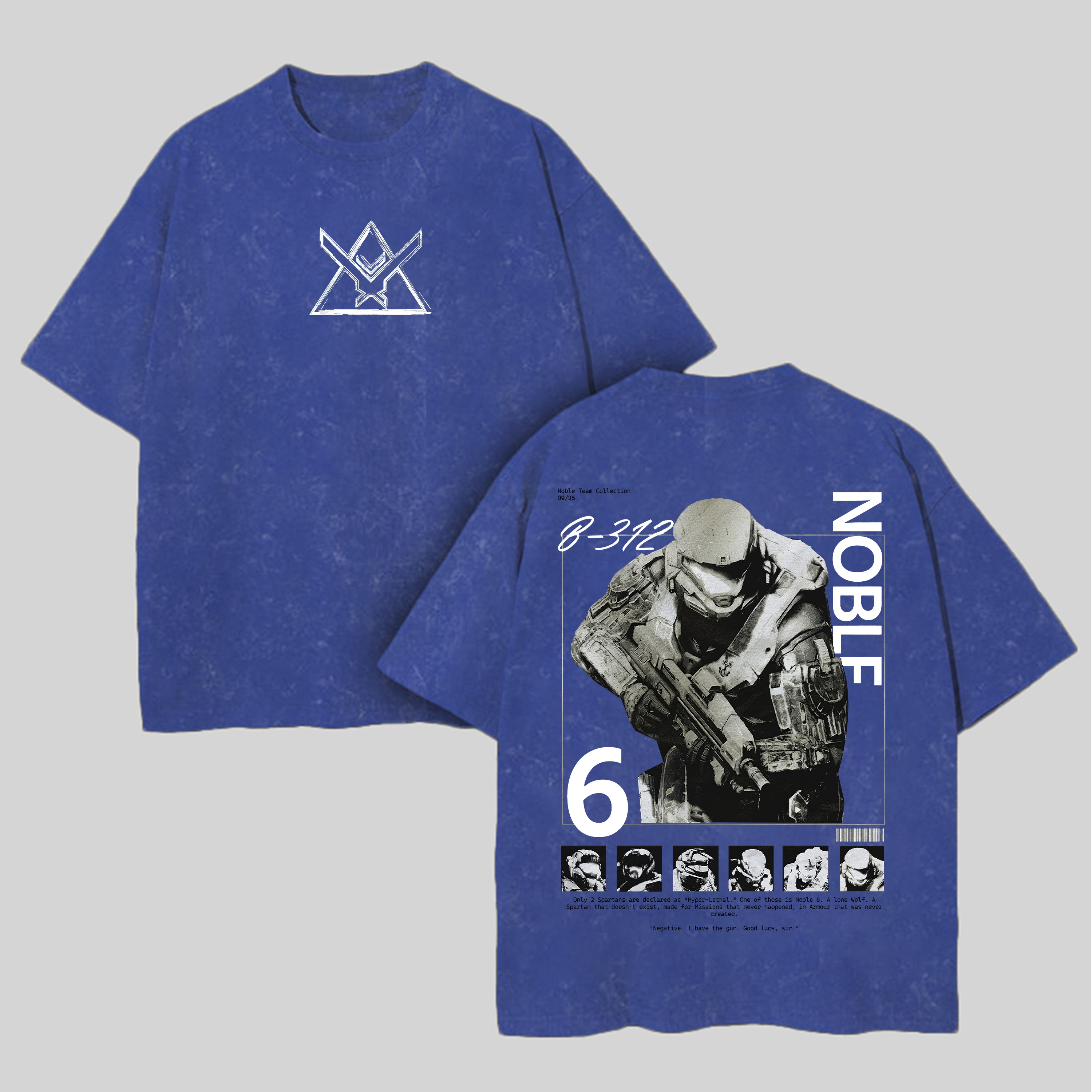 Halo: Reach Printed Unisex Washed T-Shirt Image - 5