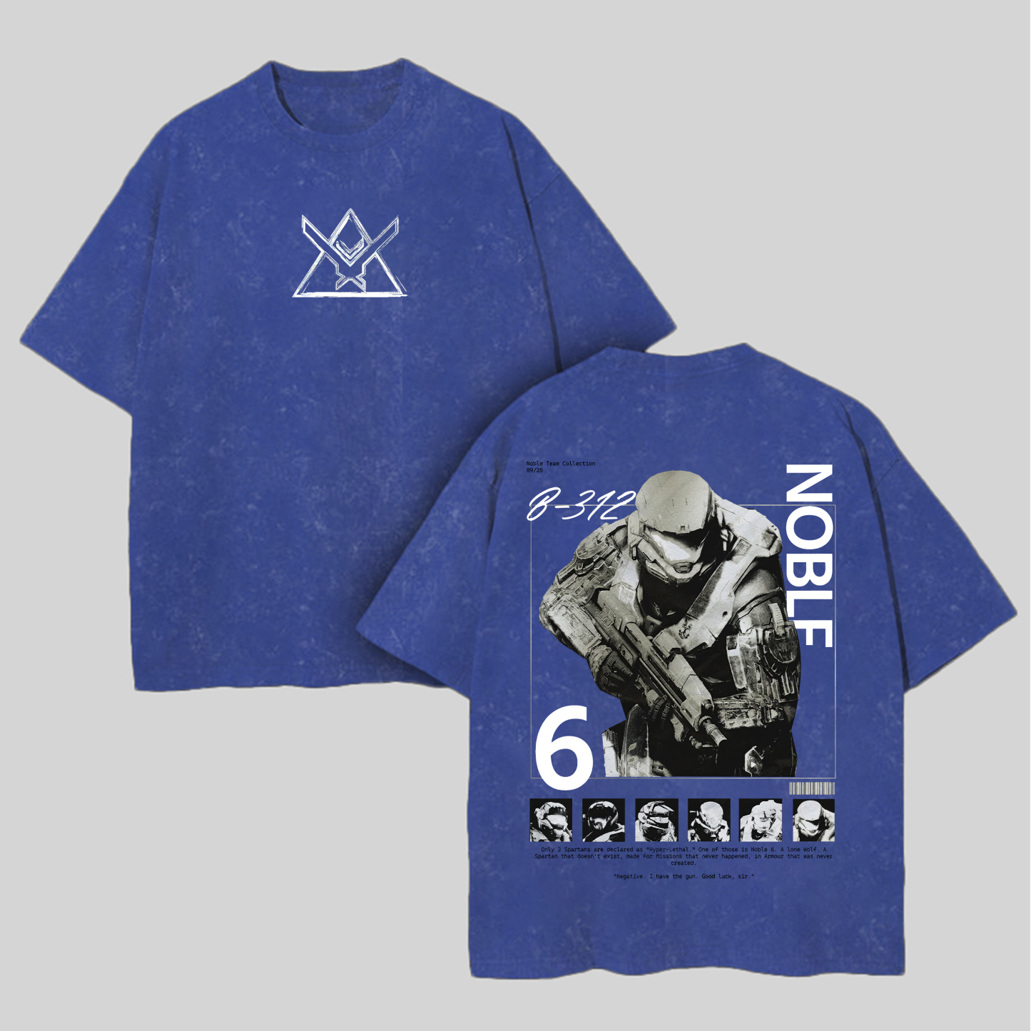 Halo: Reach Printed Unisex Washed T-Shirt Image - 5
