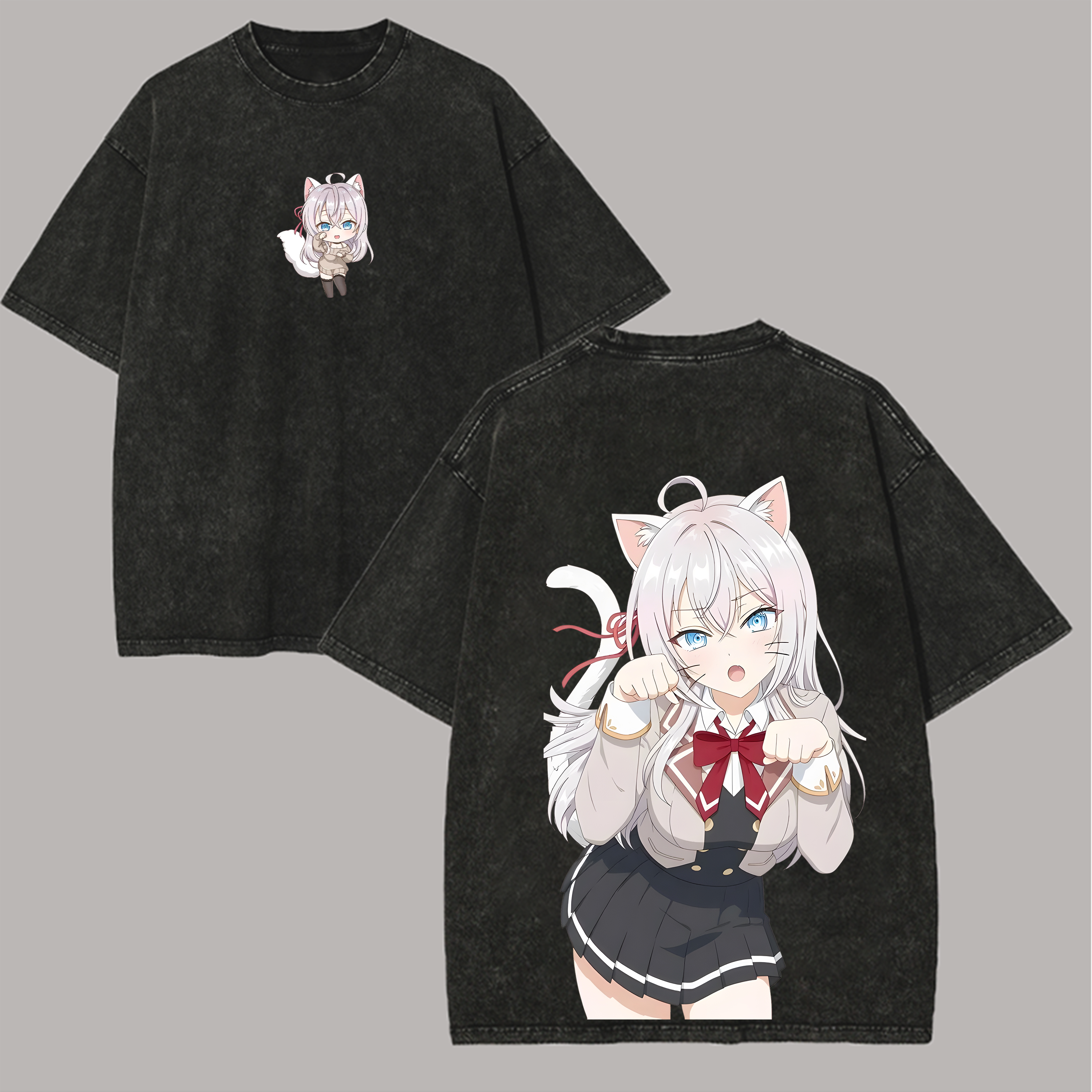 Alya Sometimes Hides Her Feelings in Russian Printed Unisex Washed T-Shirt Image - 2