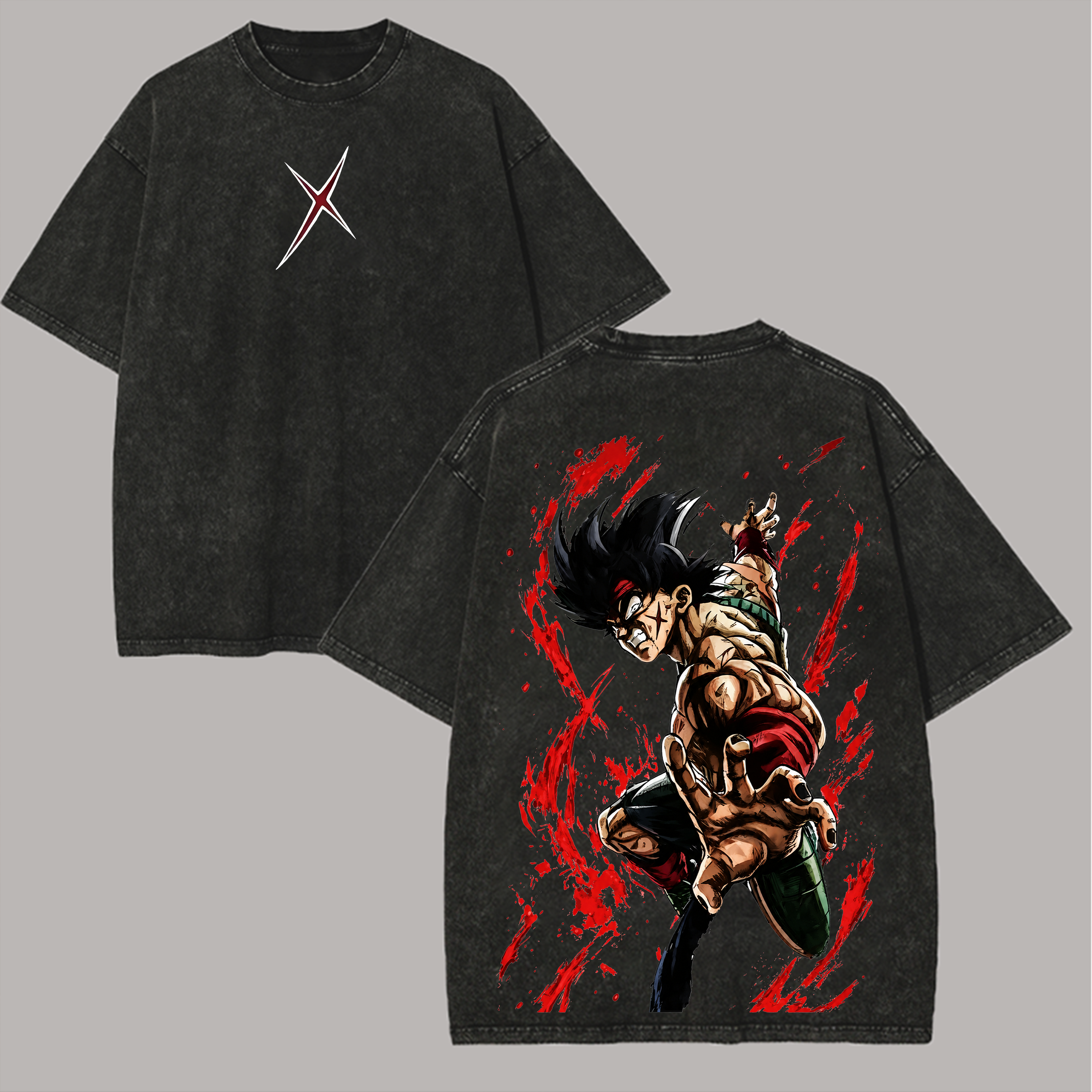 Dragon Ball Printed Unisex Washed T-Shirt