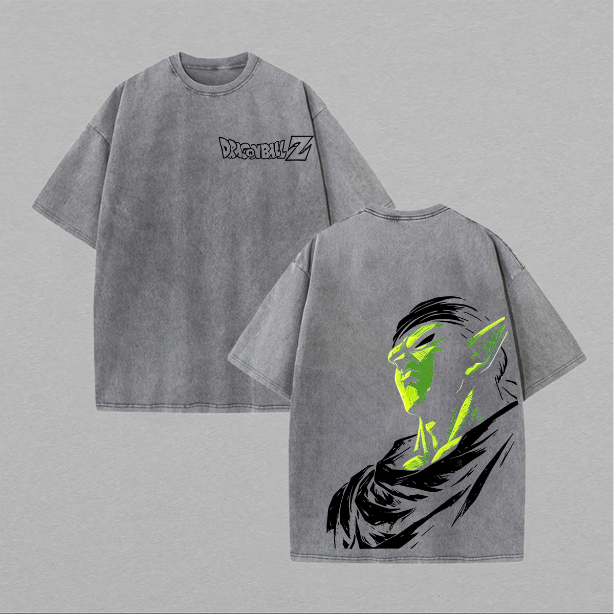 Dragon Ball Z Printed Unisex Washed T-Shirt Image - 8