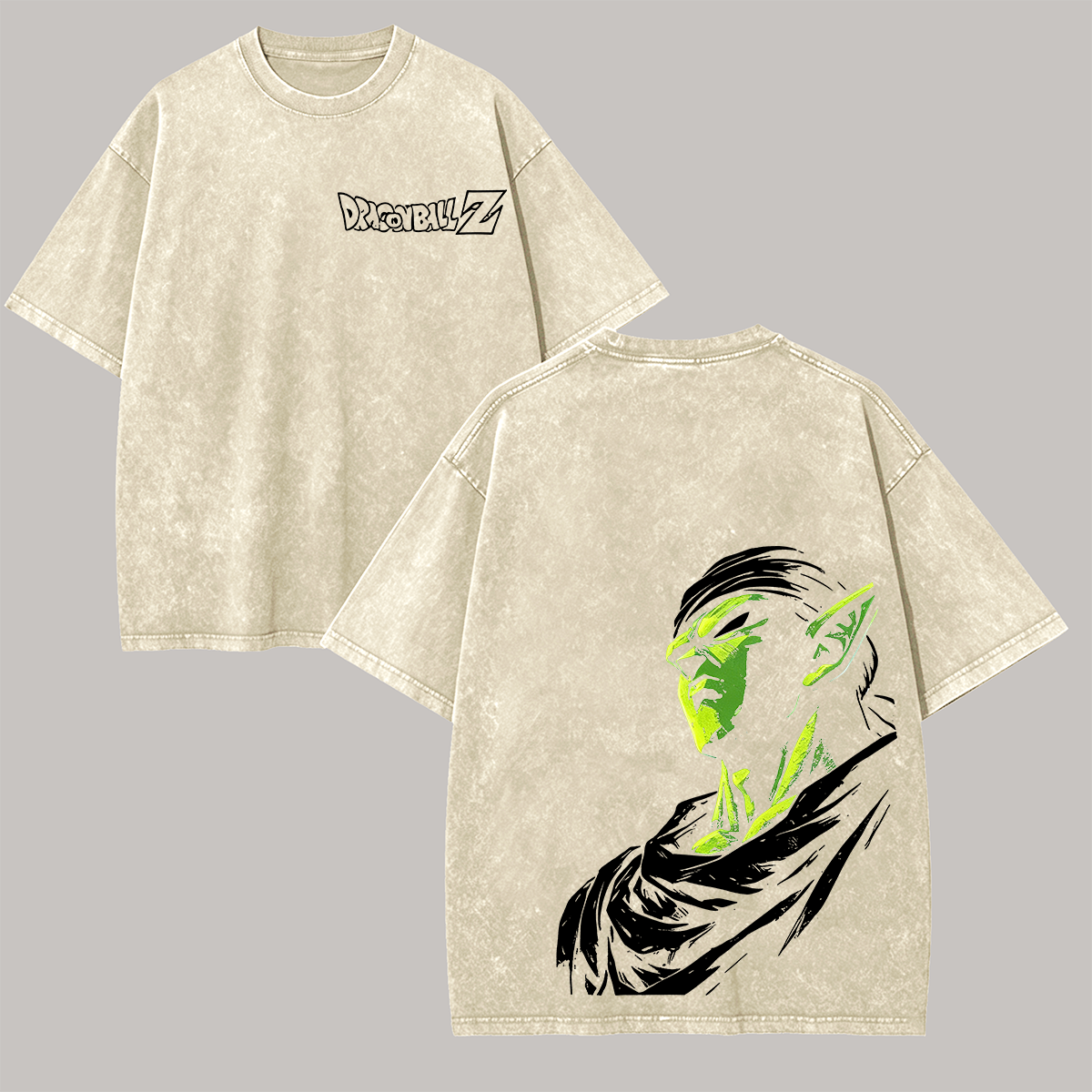 Dragon Ball Z Printed Unisex Washed T-Shirt Image - 7