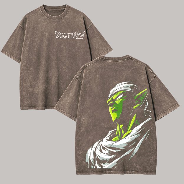 Dragon Ball Z Printed Unisex Washed T-Shirt Image - 3